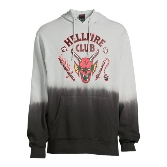 Stranger Things Graphic Print Fleece Pullover Hoodie Size S NWT - Picture 1 of 7